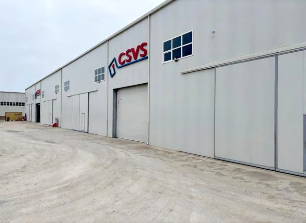 Completed CSVS storage facility exterior